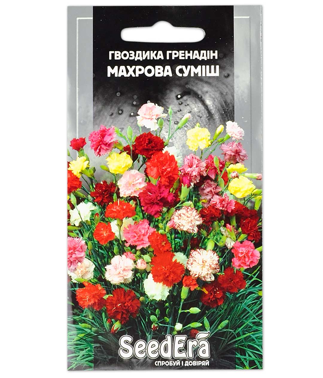 Изображение Семена цветов Гвоздика Гренадин махровая смесь