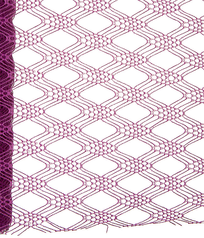 Изображение Сітка для квітів Rhombus рожева темна