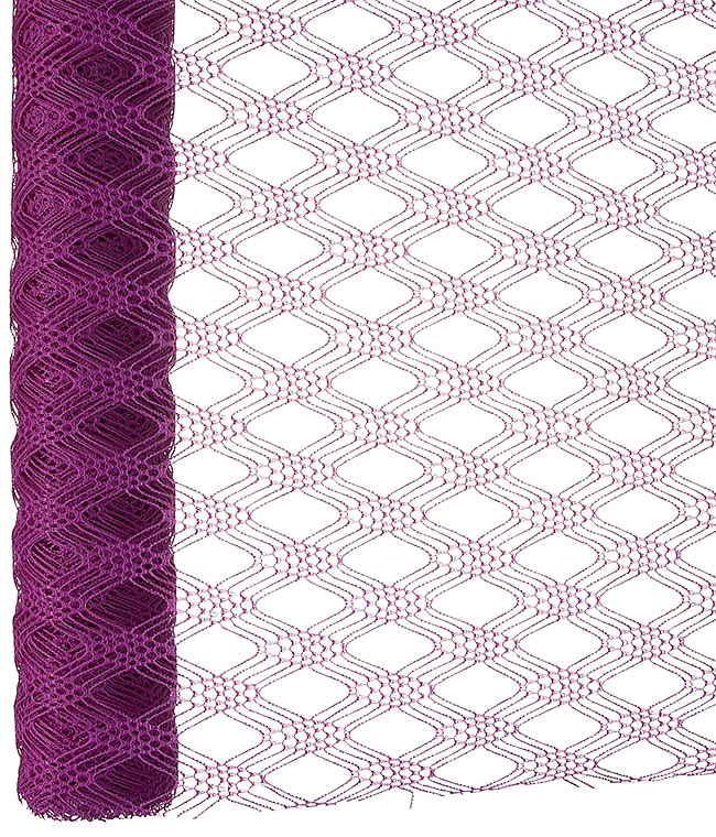 Изображение Сетка для цветов Rhombus розовая темная