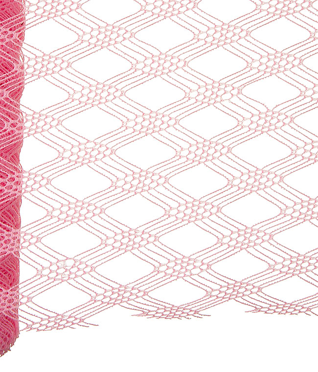 Изображение Сітка для квітів Rhombus світло-рожева