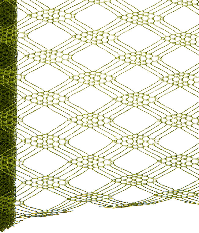 Изображение Сітка для квітів Rhombus зелена