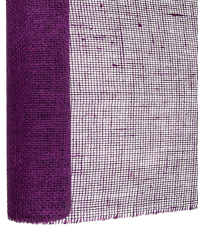 Изображение Сетка для цветов мешковина Юта фиолетовая