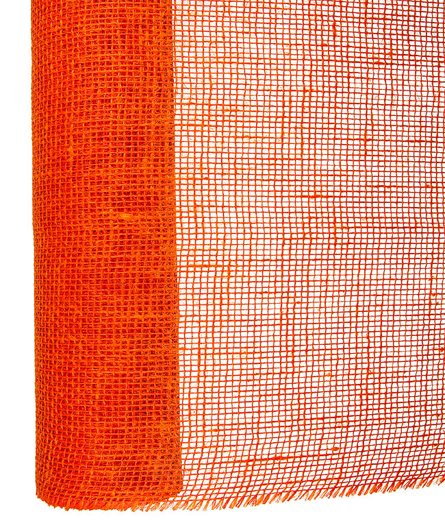 Изображение Сетка для цветов мешковина Юта оранжевая