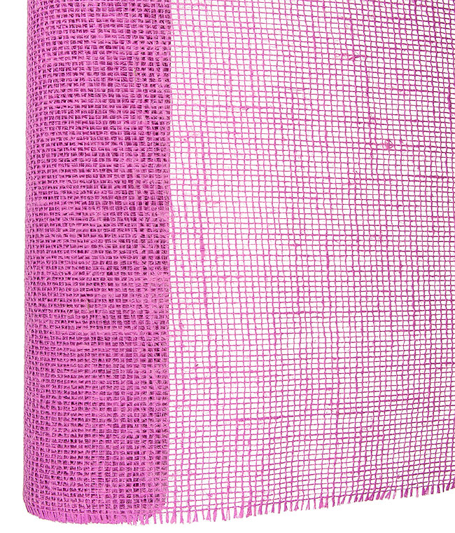 Изображение Сетка для цветов мешковина Юта розовая