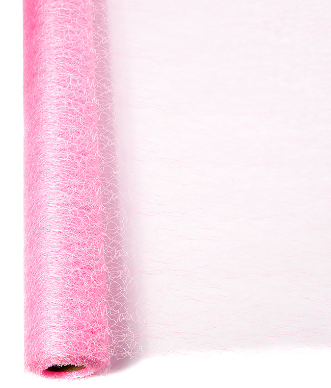 Изображение Сетка-паутинка для цветов розовая