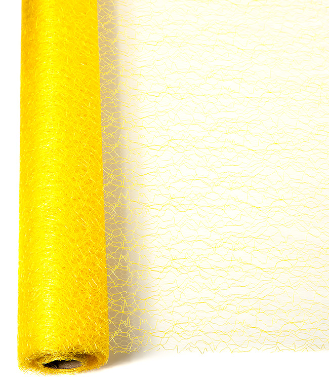 Изображение Сетка-паутинка для цветов желтая