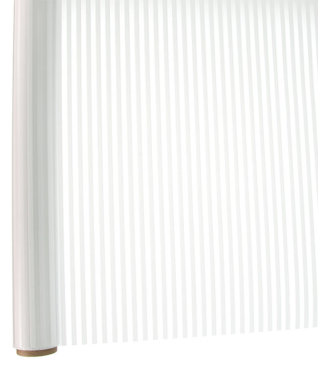 Изображение Пленка для цветов матовая Полоса белая