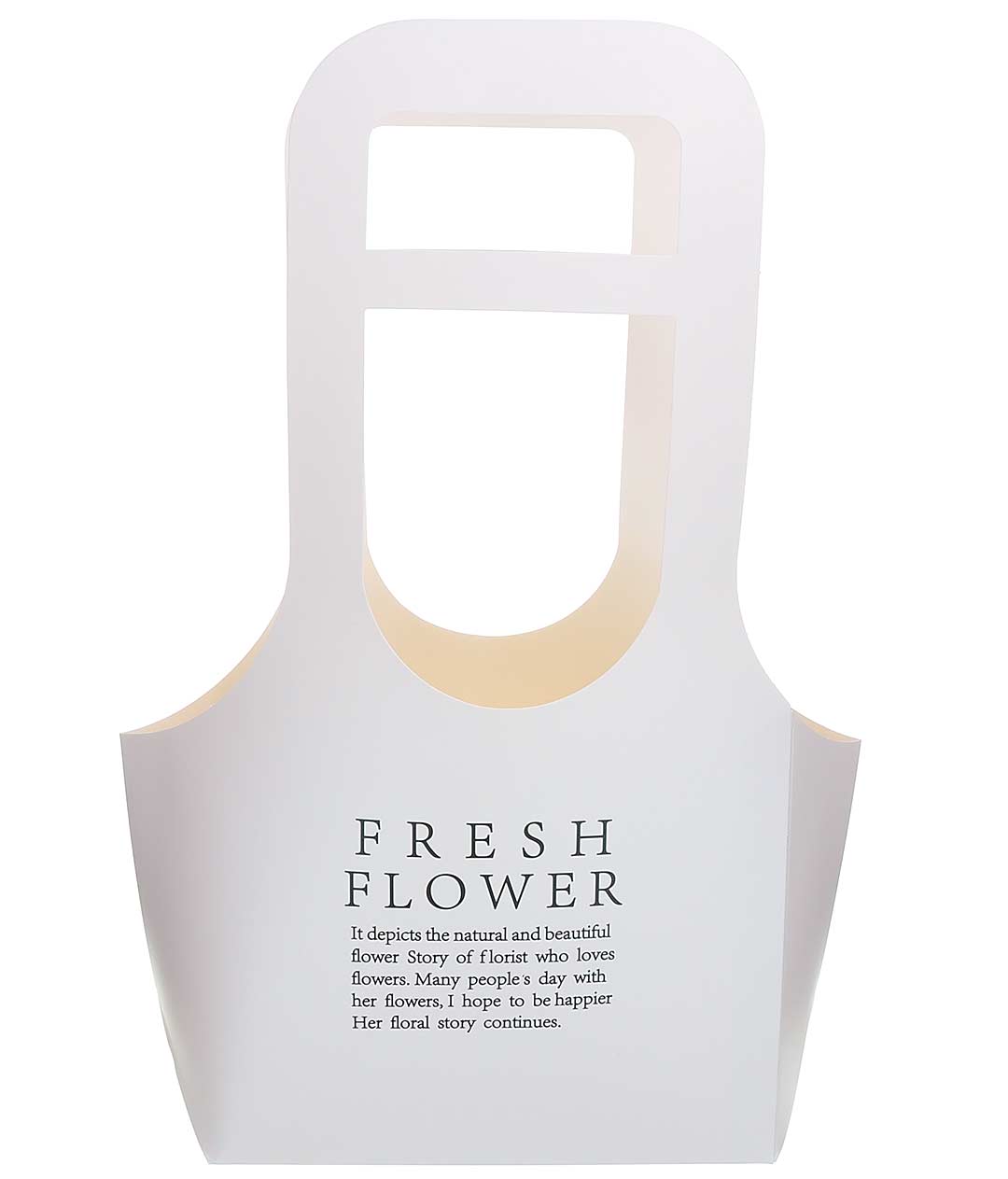 Изображение Сумка для цветов Fresh Flower біла велика