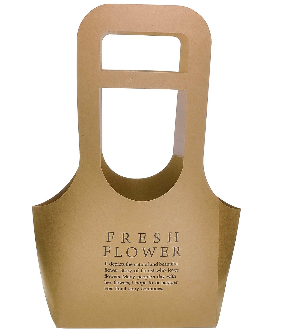 Изображение Сумка для цветов Fresh Flower краф большая