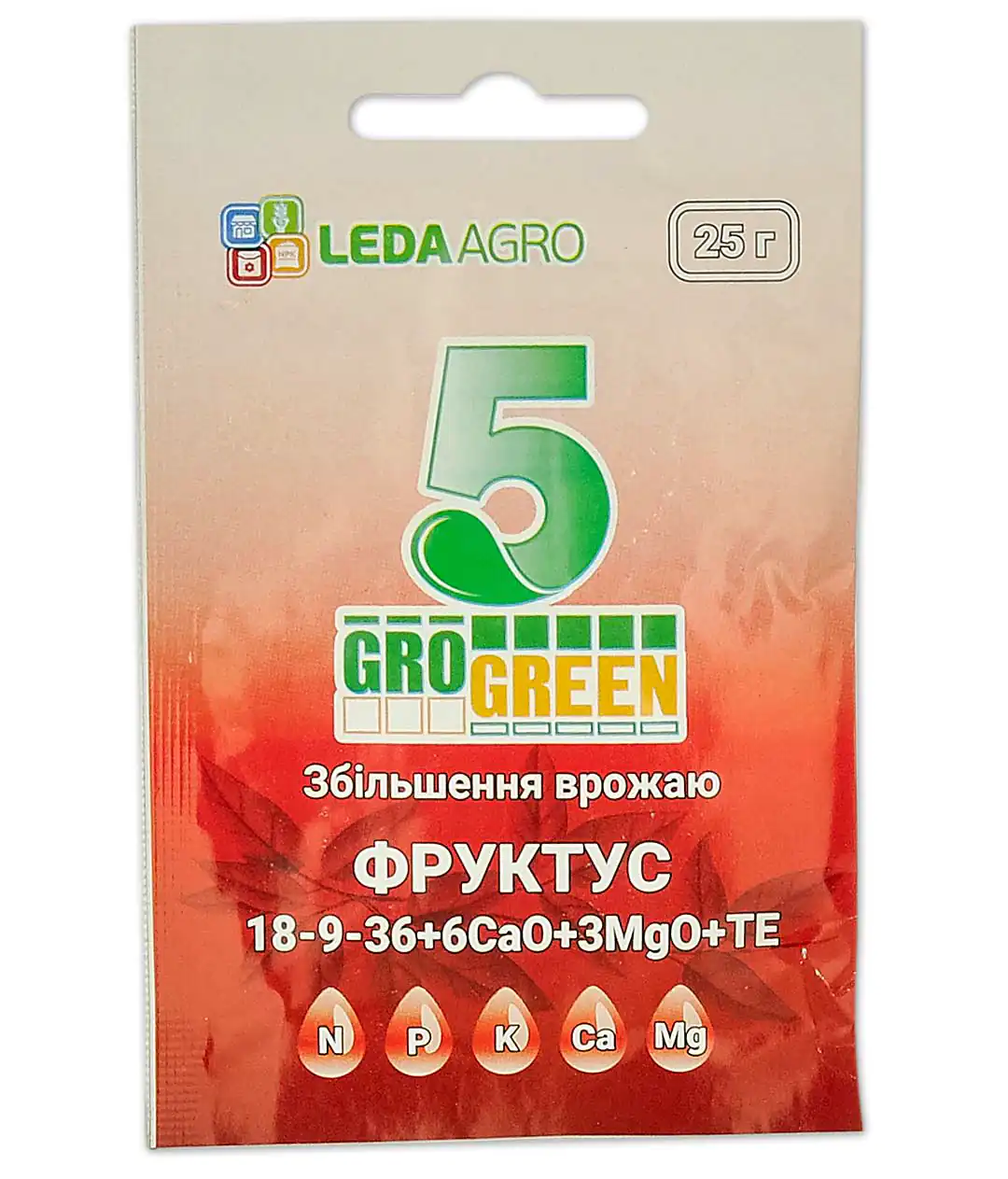 Изображение Удобрение Gro Gren фруктус 18-9-36 25г