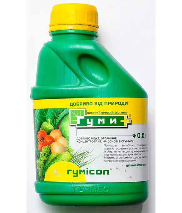 Изображение Удобрение Гумисол для овощей 1л