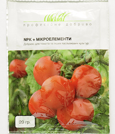 Изображение Удобрение NPK+микроэлементы для томатов и других пасленовых