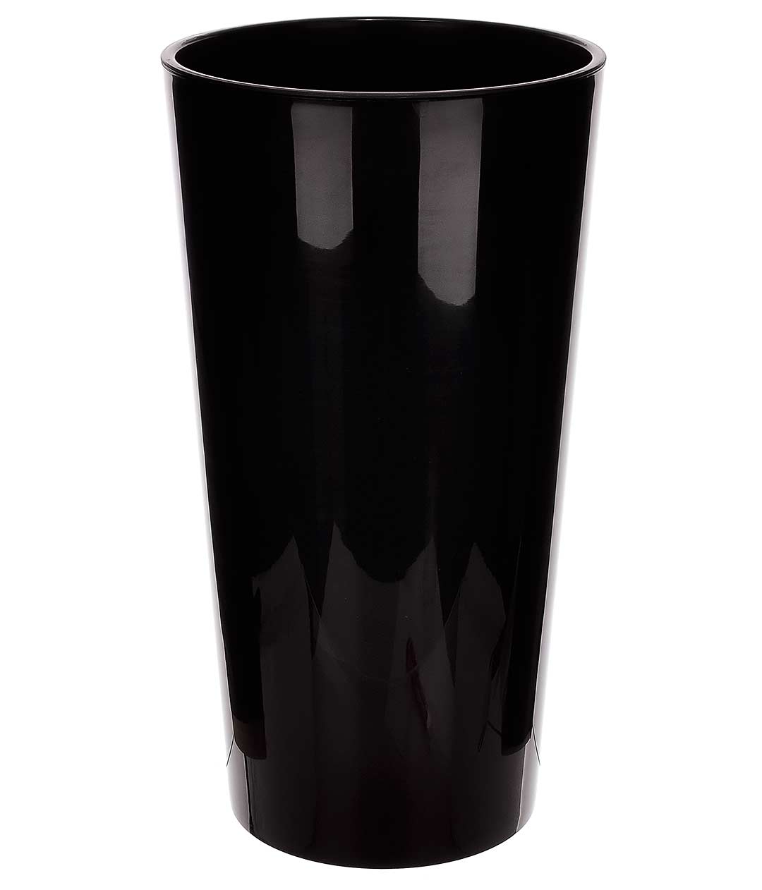 Изображение Вазон Лілія з вкладишем чорний 190 мм