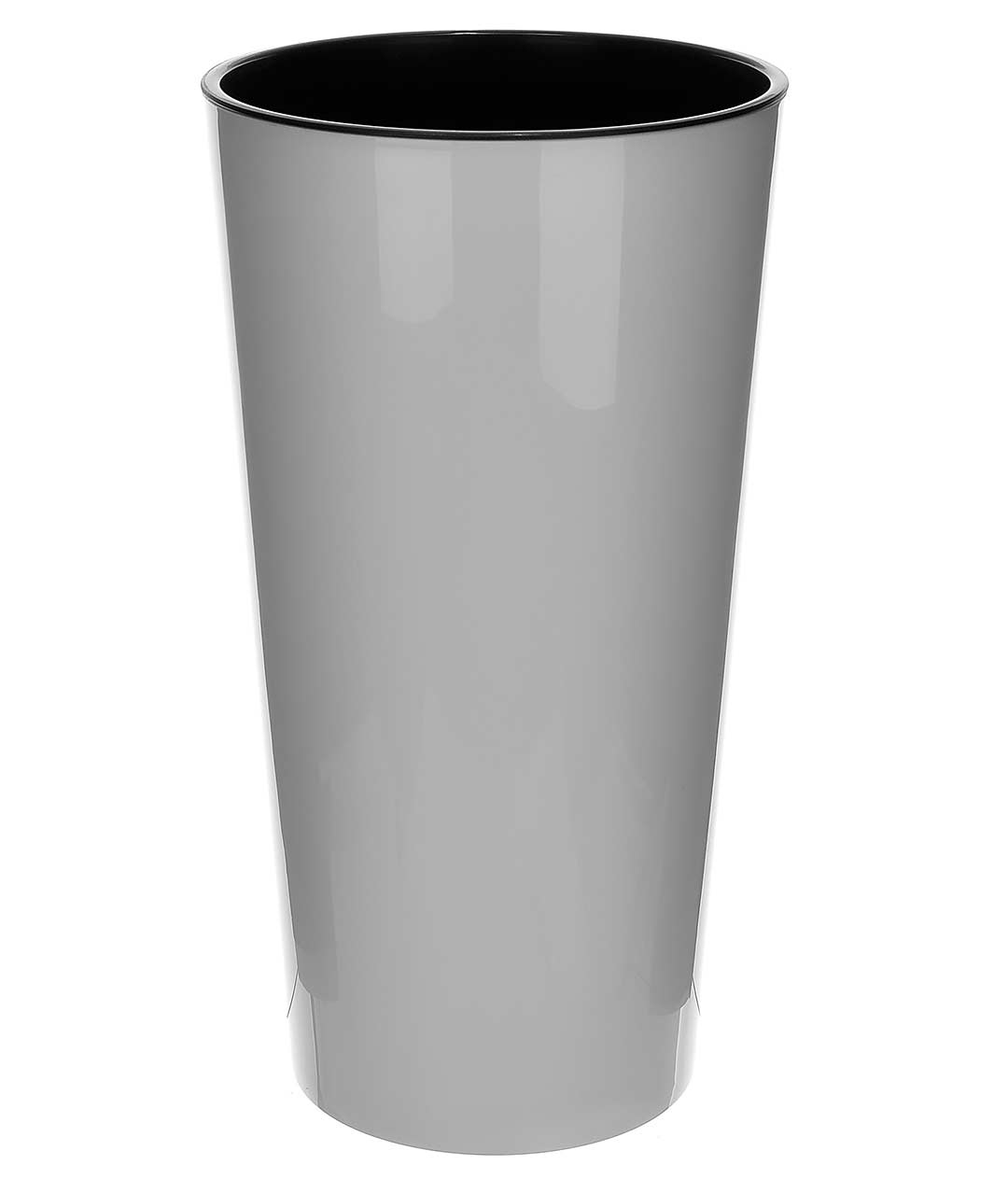 Изображение Вазон Лилия кремовый со вкладышем 190 мм 