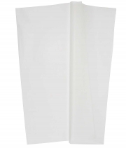 Изображение товара  Однотонная матовая пленка для цветов белый (матовый) в листах 20 шт.