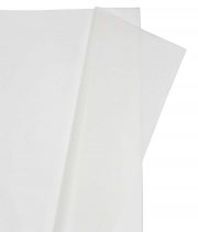  Однотонная матовая пленка для цветов белый (матовый) в листах 20 шт.