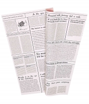 Пленка в листьях для цветов розовая “Newslet” 20 шт.