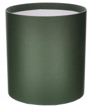 Изображение товара Коробка круглая для цветов темно-зеленый из бумаги 180/200 без крышки