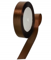 Изображение товара Лента атласная коричневая 20мм А031