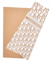 Плівка в листах для квітів світло-коричнева «Dior» 20 шт. 