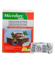 Биопрепарат Bros Microbec Ultra таблетки для септиков, выгребных ям и дачных туалетов