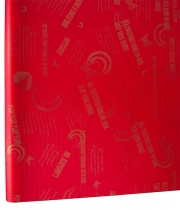 Бумага для упаковки цветов флизелиновая водостойкая Gracia красная