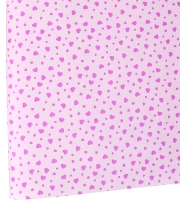 Изображение товара Бумага для цветов светло-розовая Сердечки мелкие розовые
