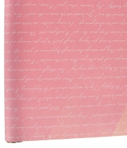 Изображение товара Бумага флористическая Multicolor Письмо розово-белая