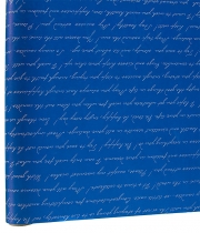 Изображение товара Папір флористичний Multicolor Лист синьо-білий