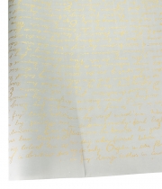 Изображение товара Бумага флористическая Multicolor французское письмо серо-золотистая