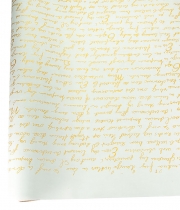 Изображение товара Бумага флористическая Multicolor французское письмо светло серая-золото
