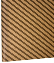Изображение товара Бумага для упаковки цветов и подарков коричневая Черная полоса