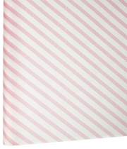 Изображение товара Бумага для упаковки цветов и подарков белая Розовая полоса