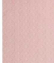 Изображение товара Бумага для цветов с тиснением Сердца розовая светлая в листах