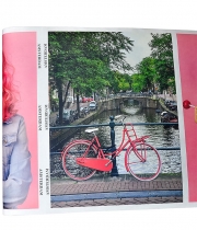 Бумага для упаковки цветов Prada Amsterdam розовая