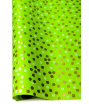 Изображение товара Бумага для цветов Multicolor Горох зелений