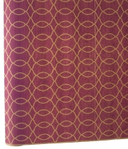 Изображение товара Бумага крафт для упаковки цветов и подарков пурпурная коричневый орнамент