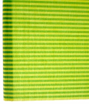 Креп бумага желтая+зеленая полоса