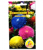Изображение товара Семена цветов Астра Помпонное шоу