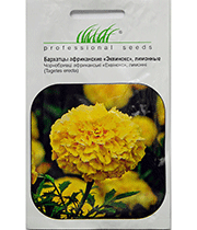 Изображение товара Семена цветов Бархатцы Эквинокс лимонные