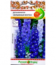 Изображение товара Семена цветов Дельфиниум Волшебный фонтан