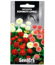 Изображение товара Семена цветов Маргаритка Конфетти смесь