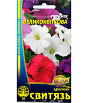 Изображение товара Семена цветов Петуния Крупноцветковая смесь