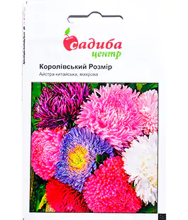 Семена цветов Астра Королевский размер