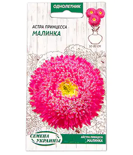 Семена цветов Астра Принцесса Малинка