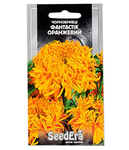 Семена цветов Бархатцы Фантастик оранжевые