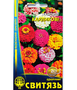 Изображение Семена цветов Циния Карликовая