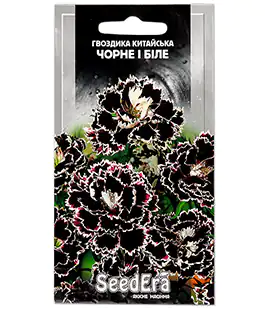 Семена цветов Гвоздика Черное и Белое