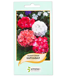 Изображение Семена цветов Пеларгония Карнавал