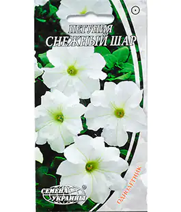 Изображение Семена цветов Петуния Белая